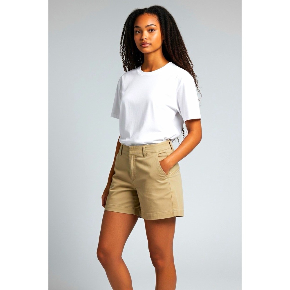 J.Crew Broken-In Chino Shorts Beige 100% Cotton Twill 5in Inseam 10 56445